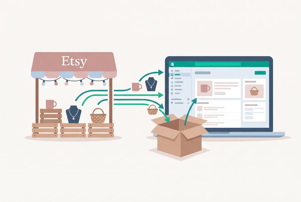 Etsy to Shopify Migration: How to Move Your Products and Keep Your Listings