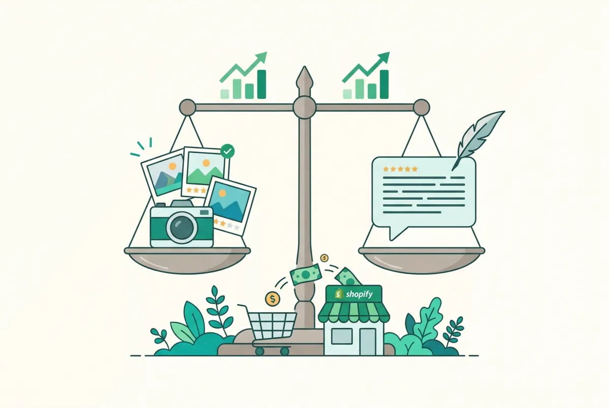 Photo Reviews vs Text Reviews: Which Drive More Shopify Sales? (Data-Backed Answer)